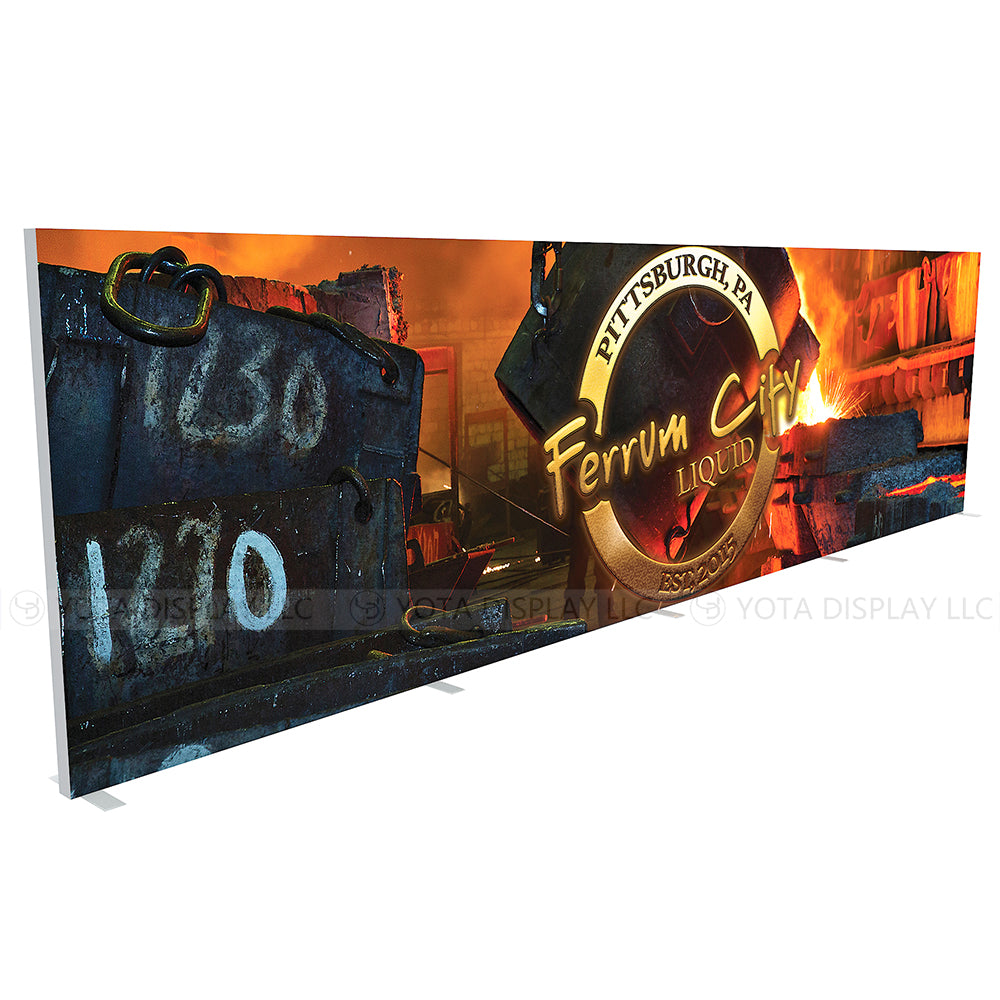 Light Box Wall, 30'(W) x 8'(H) | 9m(W) x 2.4m(H)